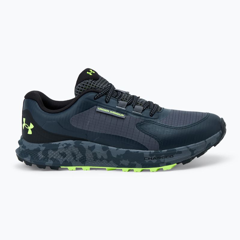 Кросівки для бігу чоловічі Under Armour Charged Bandit Trail 3 casterock/anthracite/high vis yellow 2