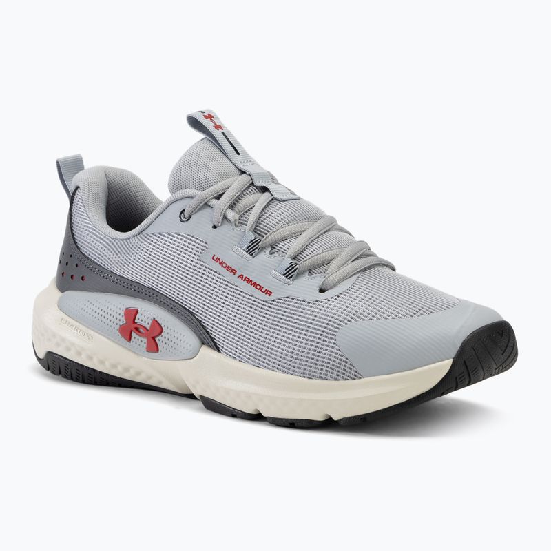 Чоловічі тренувальні кросівки Under Armour Dynamic Select mod grey/castlerock/inferno red