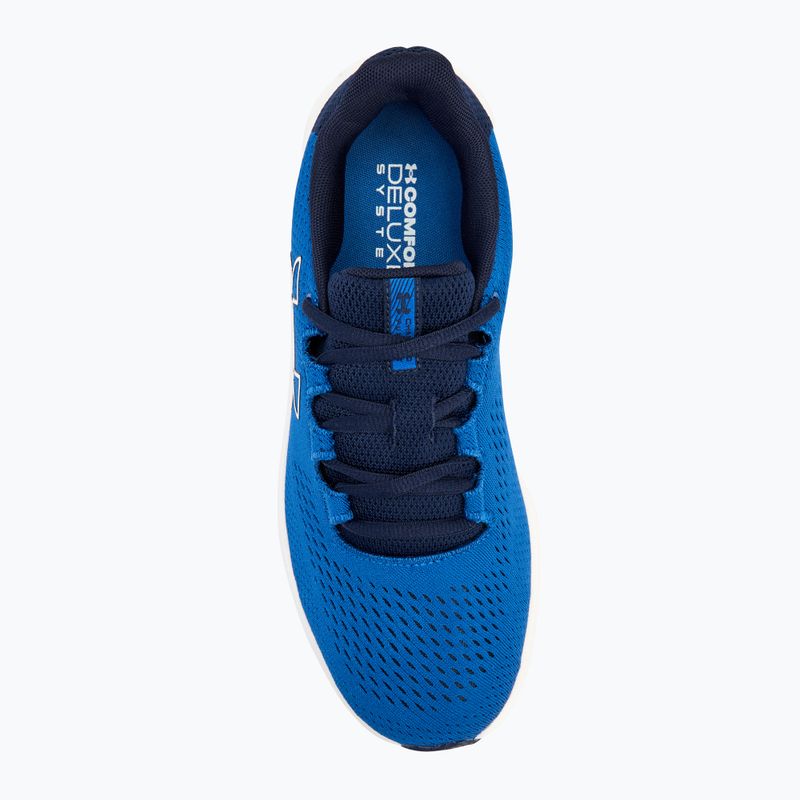 Кросівки для бігу чоловічі Under Armour Charged Pursuit 3 Big Logo tech blue/midnight navy/white 5