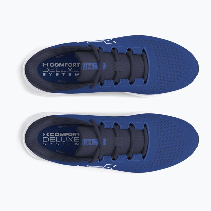 Кросівки для бігу чоловічі Under Armour Charged Pursuit 3 Big Logo tech blue/midnight navy/white 11