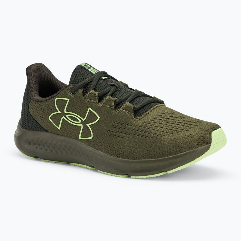 Кросівки для бігу чоловічі Under Armour Charged Pursuit 3 Big Logo marine od green/baroque green