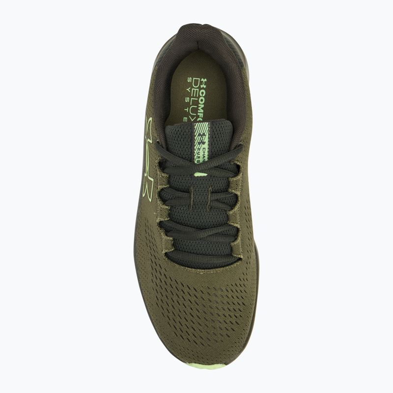 Кросівки для бігу чоловічі Under Armour Charged Pursuit 3 Big Logo marine od green/baroque green 5