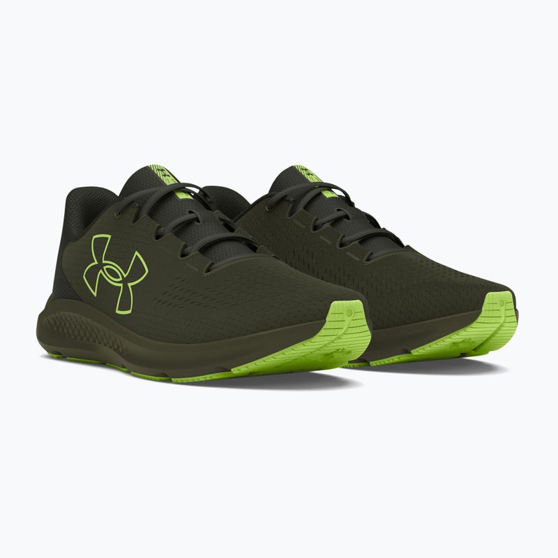 Кросівки для бігу чоловічі Under Armour Charged Pursuit 3 Big Logo marine od green/baroque green 8