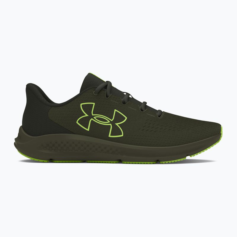 Кросівки для бігу чоловічі Under Armour Charged Pursuit 3 Big Logo marine od green/baroque green 9