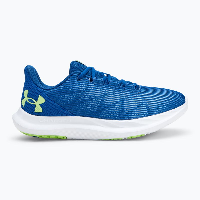 Кросівки для бігу чоловічі Under Armour Charged Speed Swift tech blue/tech blue/morph green 2