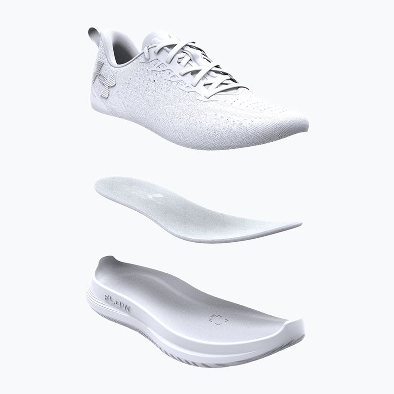 Чоловічі бігові кросівки Under Armour Velociti 4 white/white/white 8