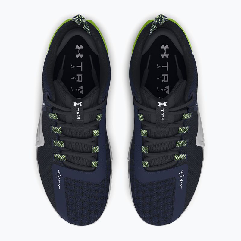 Чоловічі тренувальні кросівки Under Armour TriBase Reign 6 midnight navy/morph green/white 11