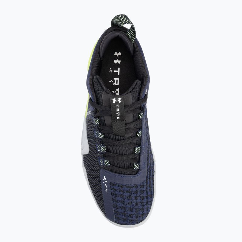 Чоловічі тренувальні кросівки Under Armour TriBase Reign 6 midnight navy/morph green/white 5