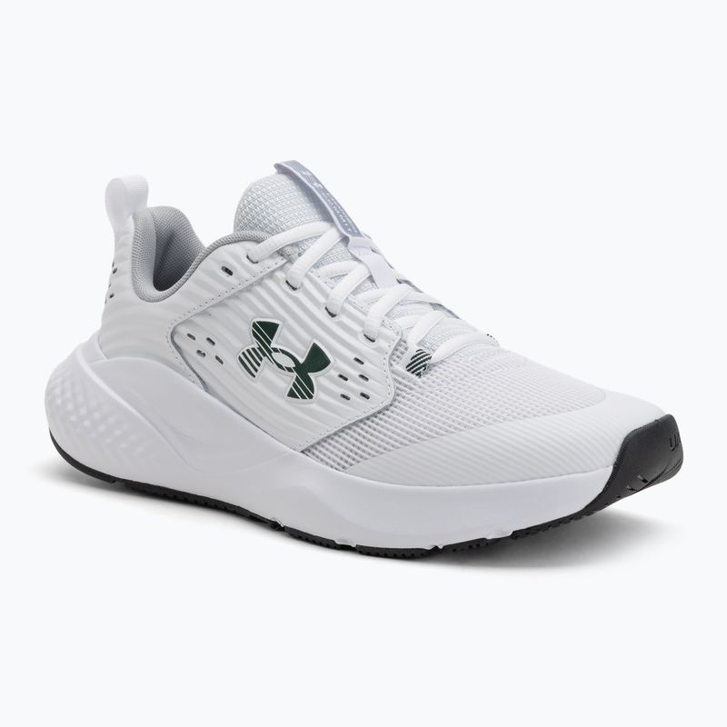 Кросівки для тренувань чоловічі Under Armour Commit 4 white/mod gray/forest green