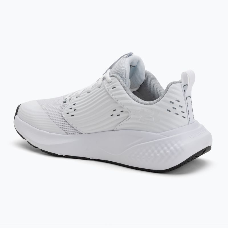 Кросівки для тренувань чоловічі Under Armour Commit 4 white/mod gray/forest green 3