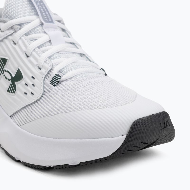Кросівки для тренувань чоловічі Under Armour Commit 4 white/mod gray/forest green 7