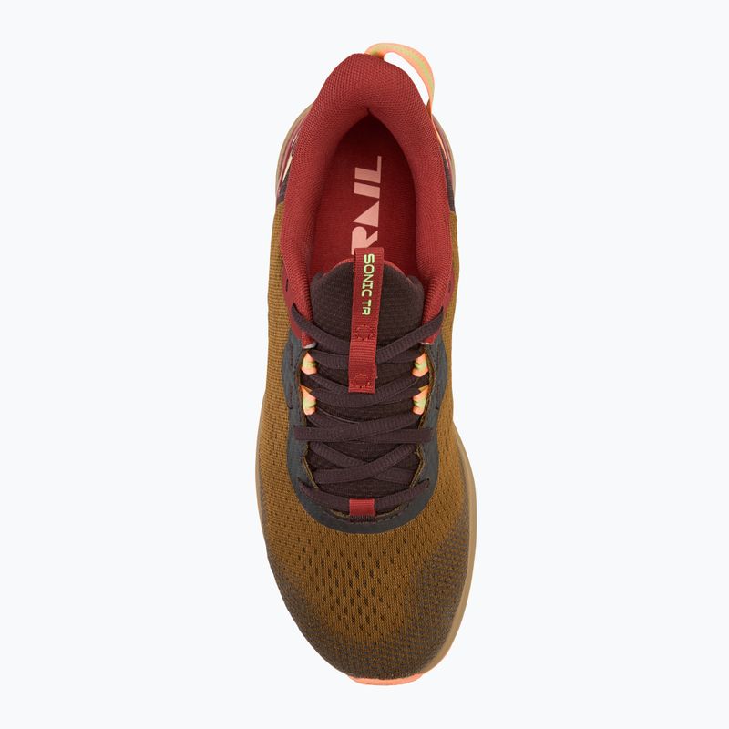 Кросівки для бігу чоловічі Under Armour Sonic Trail coyote/earthen orange/flare orange 5