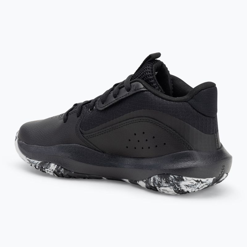 Кросівки баскетбольні дитячі Under Armour gS Lockdown 7 black/black/metallic silver 3