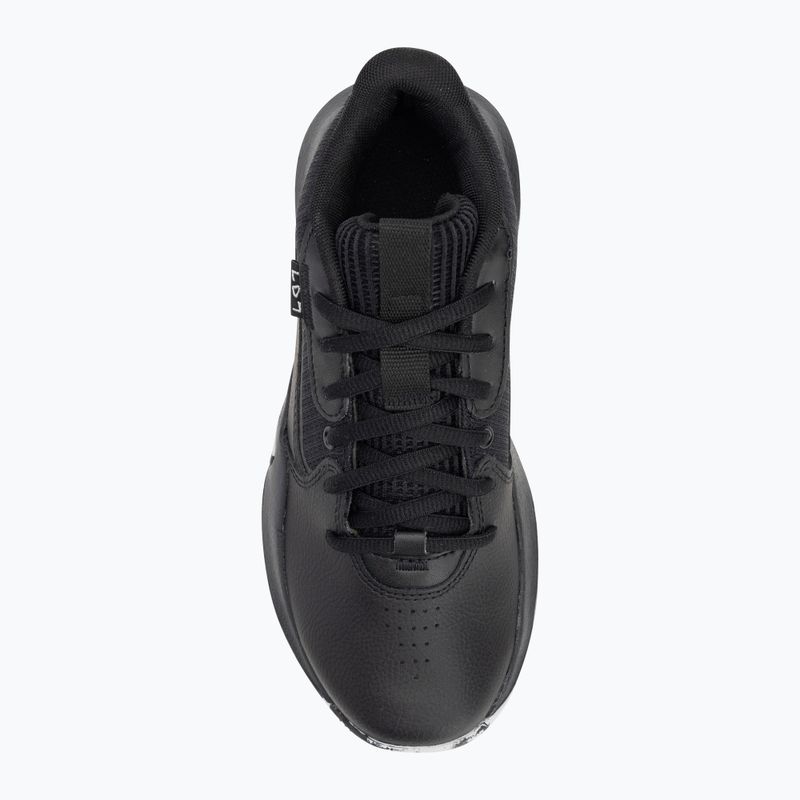 Кросівки баскетбольні дитячі Under Armour gS Lockdown 7 black/black/metallic silver 5