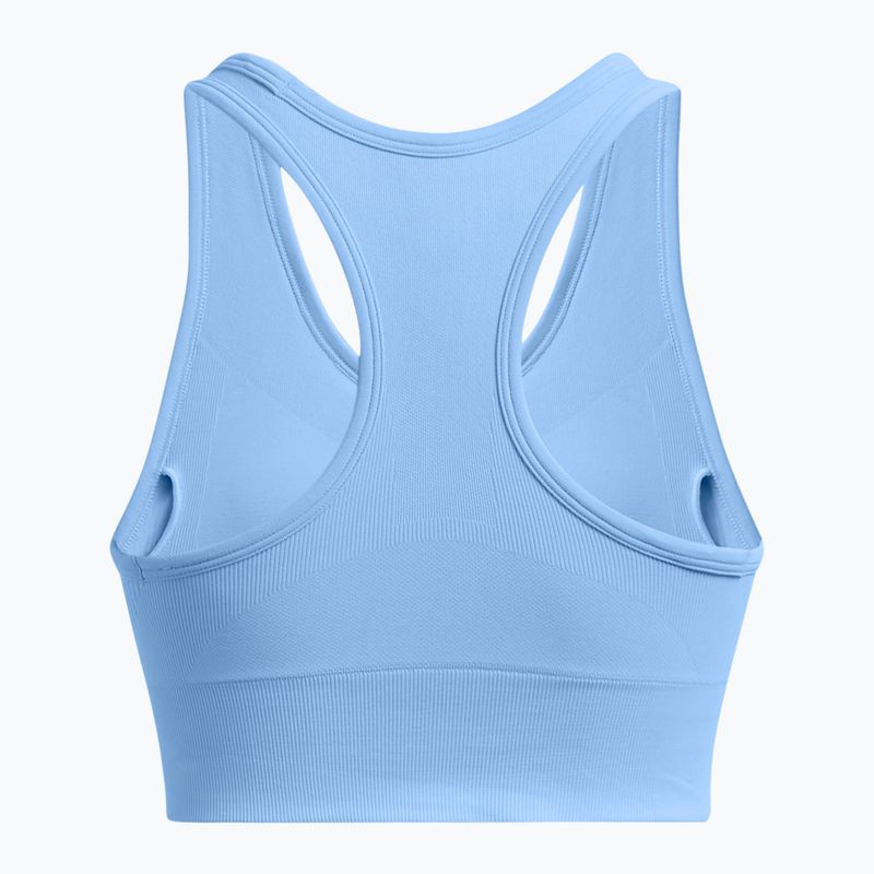 Бюстгальтер для тренувань Under Armour Vanish Seamless Mid Branded horizon blue/white 4