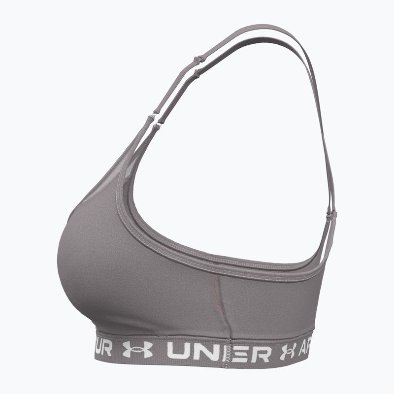 Бюстгальтер для тренувань Under Armour Crossback Low tetra gray/white 4