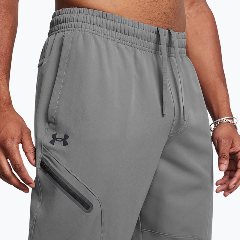 Штани для тренувань чоловічі Under Armour Unstoppable Joggers castlerock/black 4