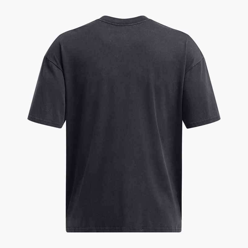 Футболка чоловіча Under Armour HW OS Logo Wash black/white 4