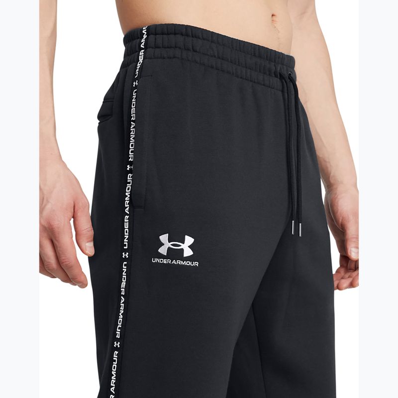 Штани чоловічі Under Armour Icon Fleece Jgr black/white 4