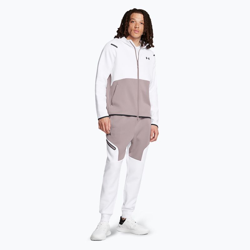 Штани чоловічі Under Armour UnsТопpable Fleece tetra gray/white/black 2