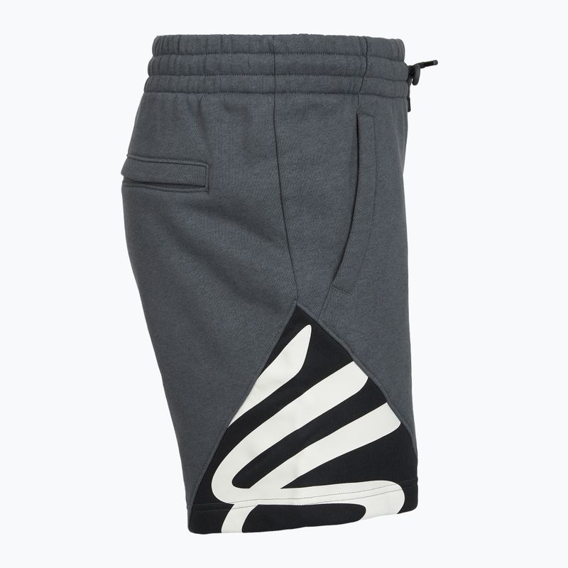 Шорти чоловічі Under Armour Curry Splash Fleece Short castlerock full heather/black/white clay 3