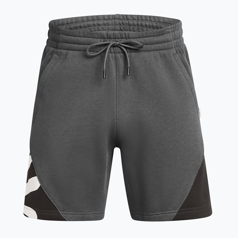 Шорти чоловічі Under Armour Curry Splash Fleece Short castlerock full heather/black/white clay