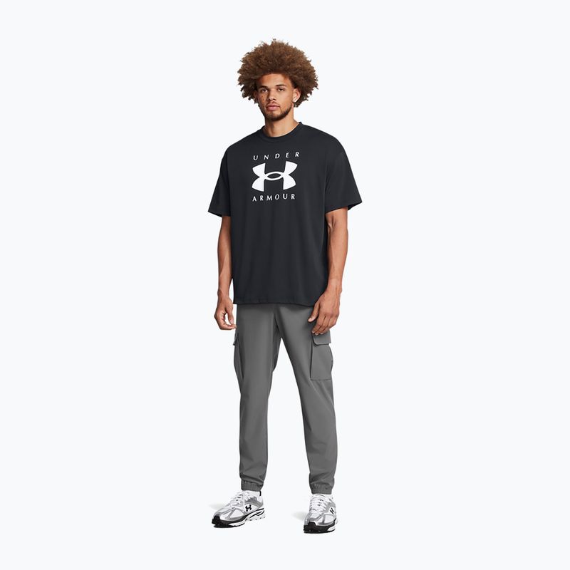 Штани для тренувань чоловічі Under Armour Vibe Woven Cargo castlerock/black 2
