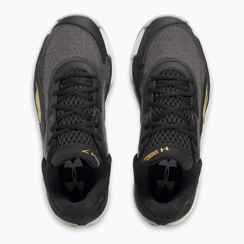 Кросівки баскетбольні Under Armour Spawn 7 black/metallic gold/black 11