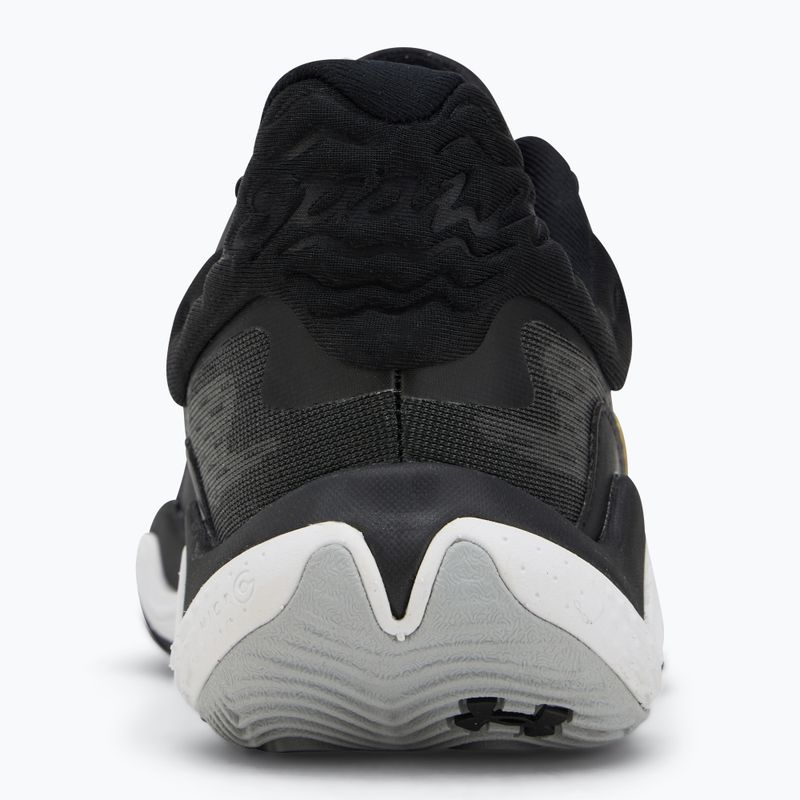 Кросівки баскетбольні Under Armour Spawn 7 black/metallic gold/black 6