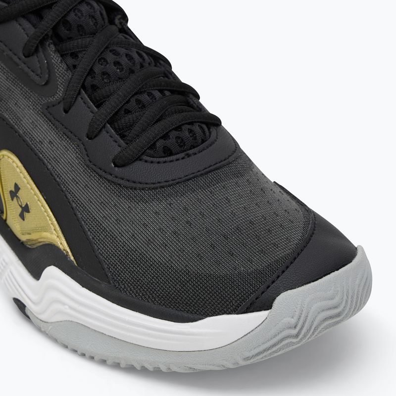 Кросівки баскетбольні Under Armour Spawn 7 black/metallic gold/black 7