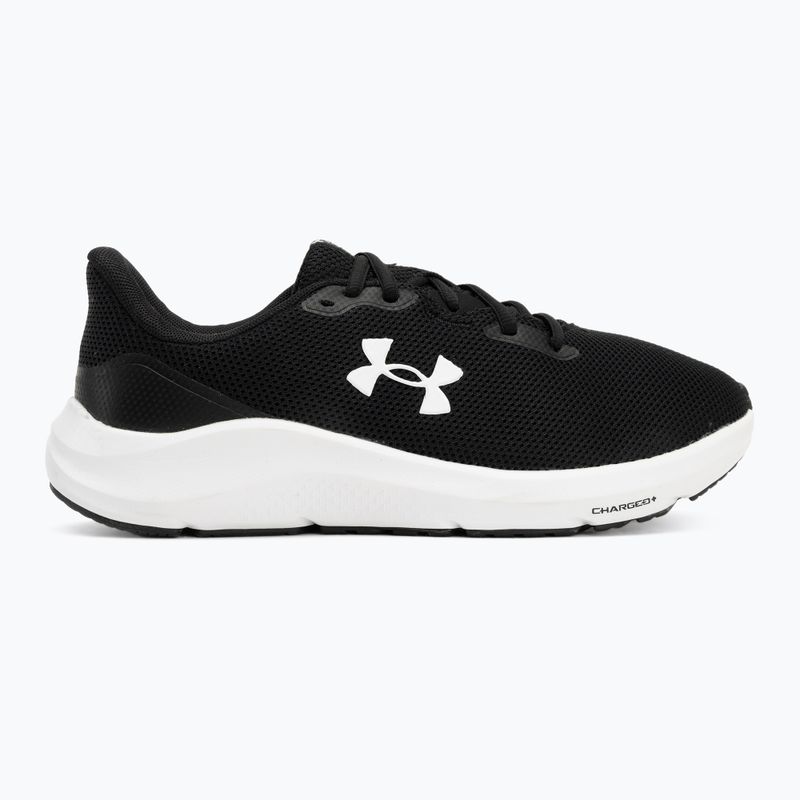 Кросівки для бігу чоловічі Under Armour Charged Pursuit 4 black/black/white 2