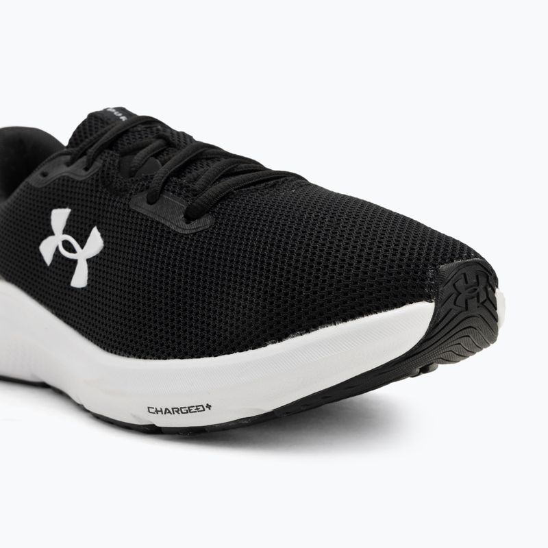 Кросівки для бігу чоловічі Under Armour Charged Pursuit 4 black/black/white 7