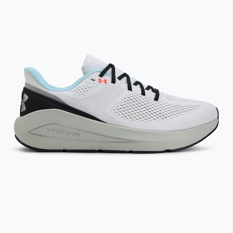 Кросівки для бігу чоловічі Under Armour Sonic 7 white/hydro green/metallic silver 2