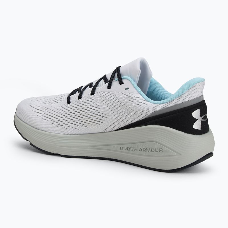 Кросівки для бігу чоловічі Under Armour Sonic 7 white/hydro green/metallic silver 3