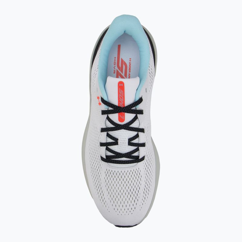 Кросівки для бігу чоловічі Under Armour Sonic 7 white/hydro green/metallic silver 5