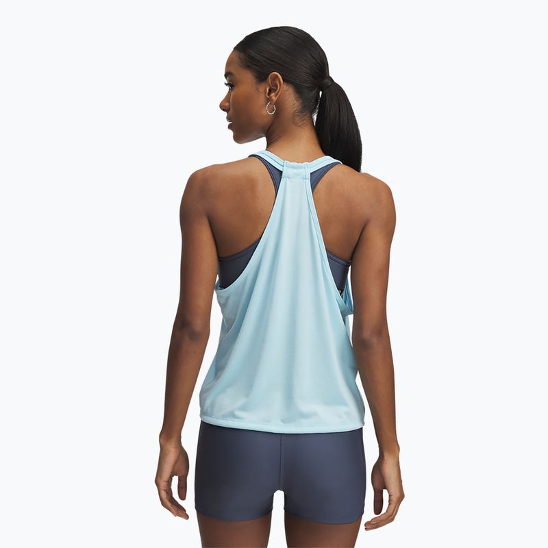 Top для тренувань жіночий Under Armour Tech Swing Tank stream/white 2