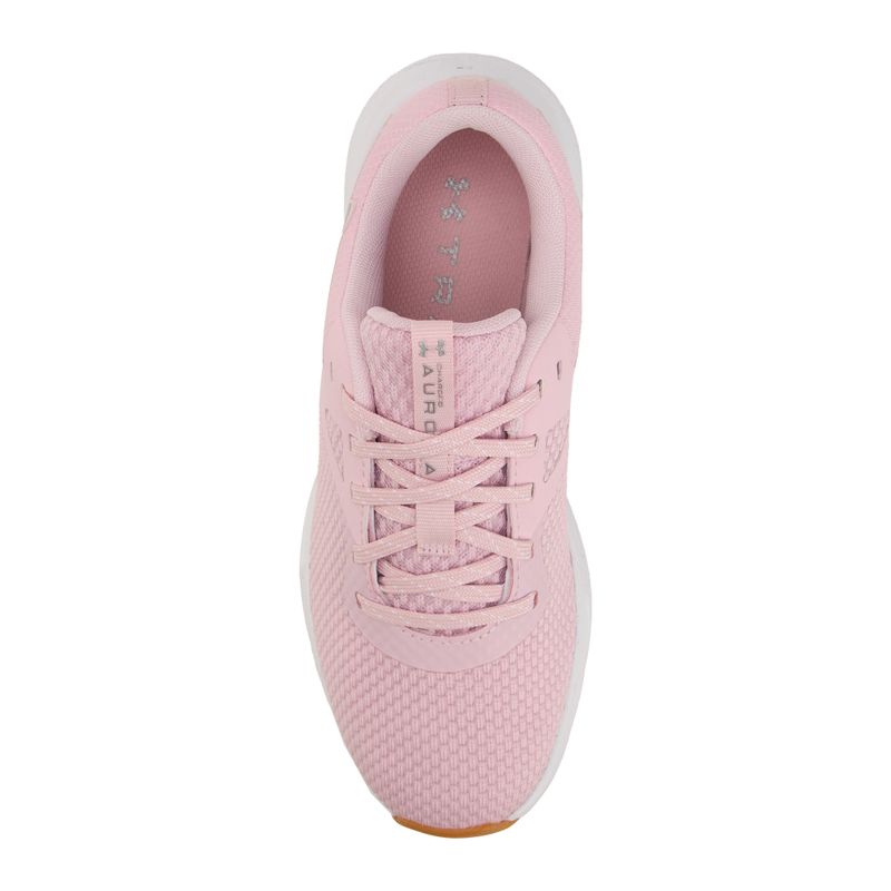 Кросівки для тренувань жіночі Under Armour W Charged Aurora 2 prime pink/white/metallic silver 5