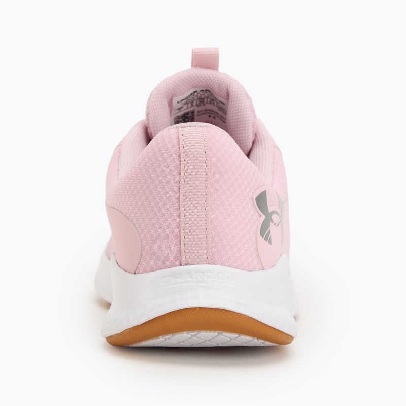 Кросівки для тренувань жіночі Under Armour W Charged Aurora 2 prime pink/white/metallic silver 6