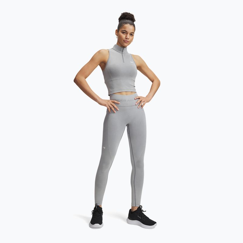 Легінси для тренувань жіночі Under Armour Vanish Seamless Washed Ankle black/white 2