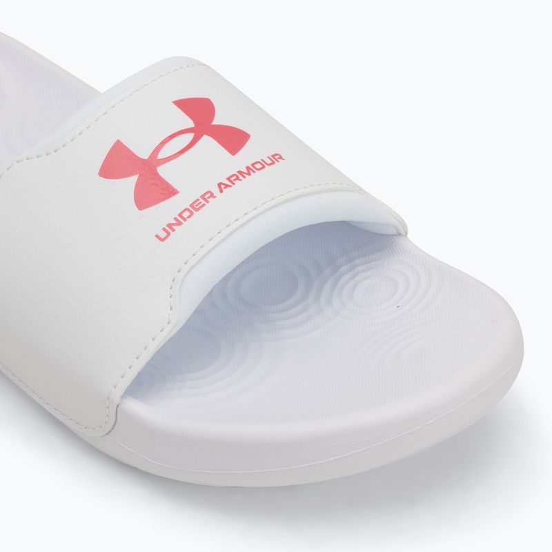 Шльопанці жіночі Under Armour Ignite Select white/white/super pink 7