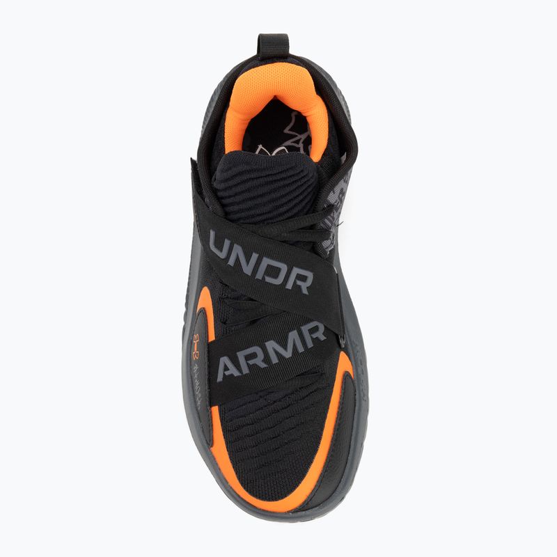 Кросівки баскетбольні Under Armour Flow Futr X 4 UAA black/castlerock/blaze orange 5