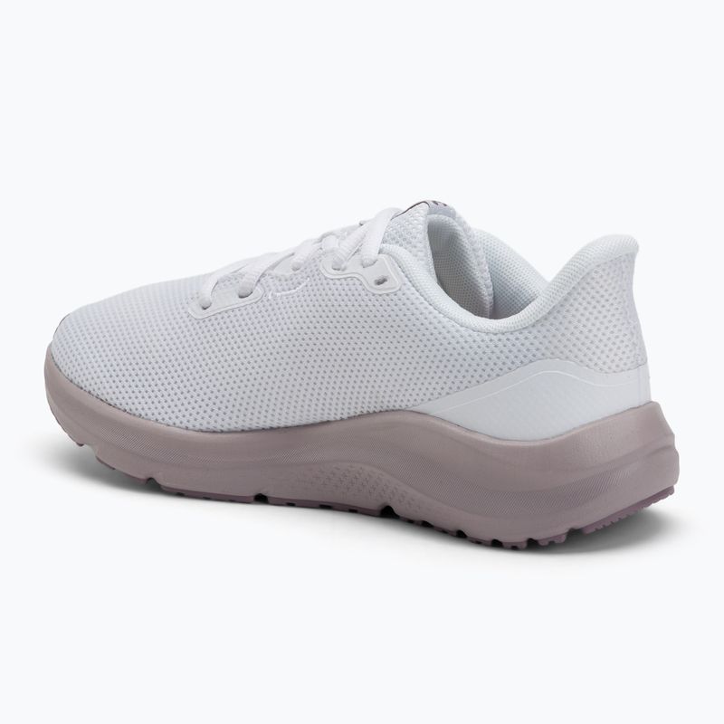 Кросівки для бігу жіночі Under Armour Charged Pursuit 4 white/white/purple prime 3