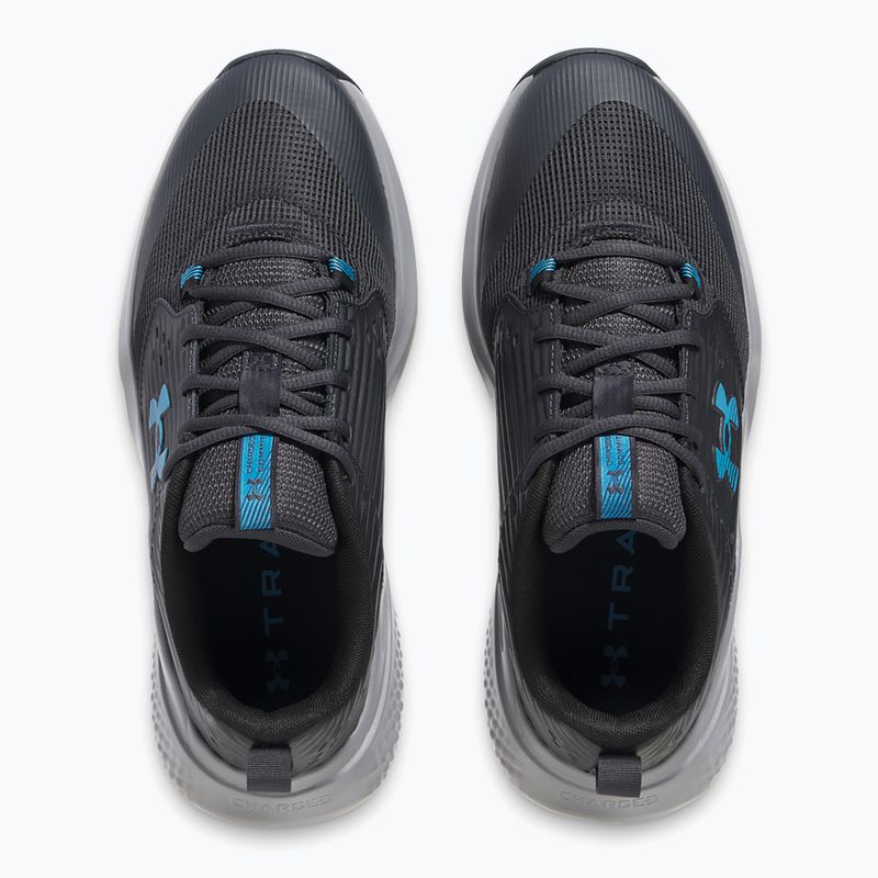 Кросівки для тренувань чоловічі Under Armour Commit 4 anthracite/steel/ether blue 4