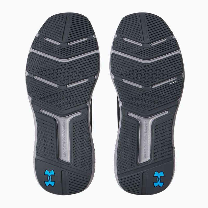 Кросівки для тренувань чоловічі Under Armour Commit 4 anthracite/steel/ether blue 5