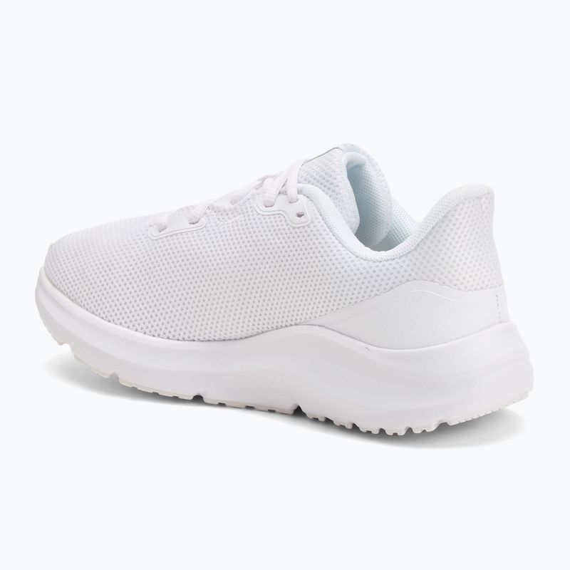 Жіночі бігові кросівки Under Armour Charged Pursuit 4 white/white/metallic silver 3