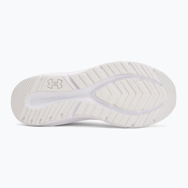 Жіночі бігові кросівки Under Armour Charged Pursuit 4 white/white/metallic silver 4