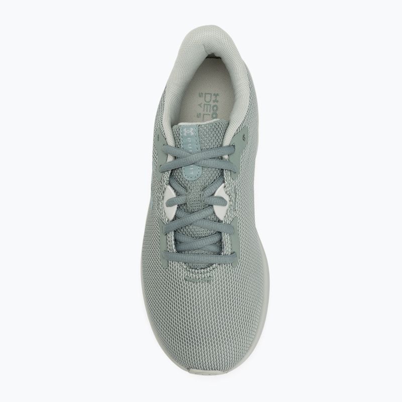 Кросівки для бігу жіночі Under Armour Charged Pursuit 4 silica green/silica green/metallic silica 5