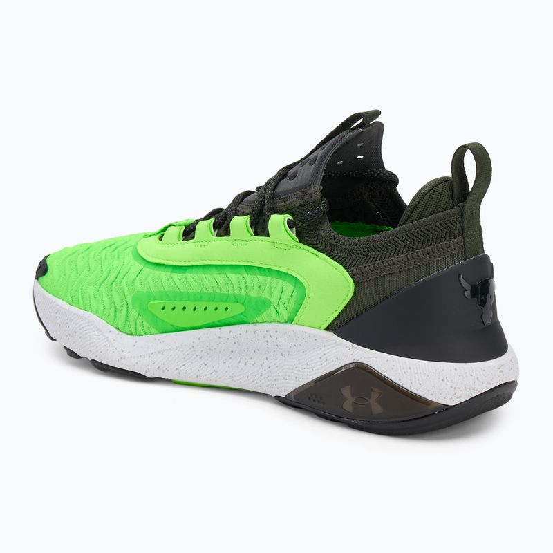 Кросівки для тренувань чоловічі Under Armour Project Rock 7 baroque green/hyper green/black 3