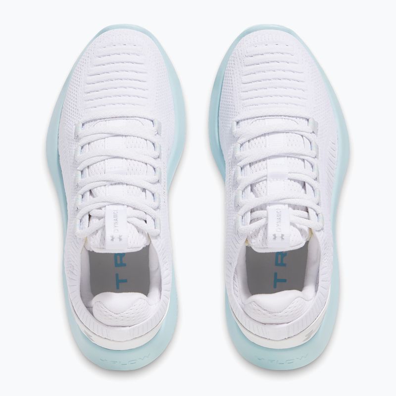 Кросівки для тренувань жіночі Under Armour Dynamic 2 white/stream/metallic silver 4