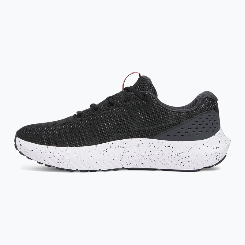 Чоловічі кросівки Under Armour Charged Surge 4 black/anthracite/ares red 2